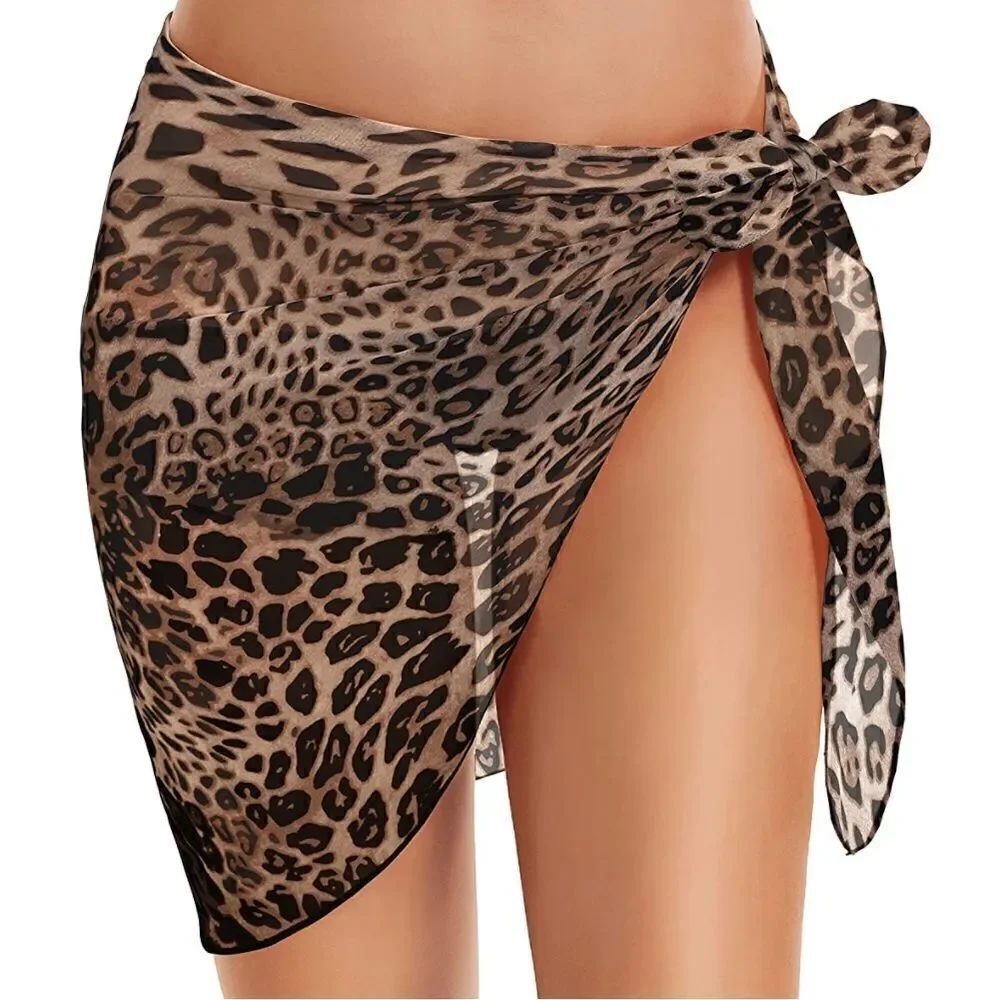 Cheetah Sarong Beach Wrap 